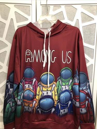 Among hoodie adult size xxl - us,