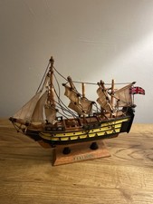 Hms bounty wooden ship model - bounty,