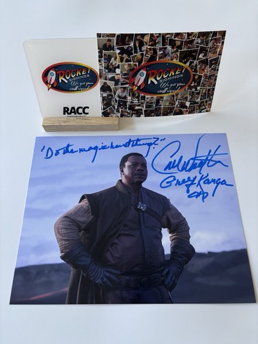 Carl weathers person signed - carl,