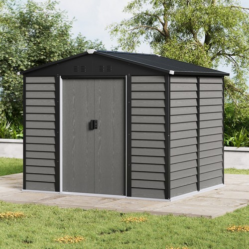 7ft galvanised garden - galvanised,