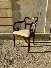 William IV Mahogany Saddleback Chair c.1830