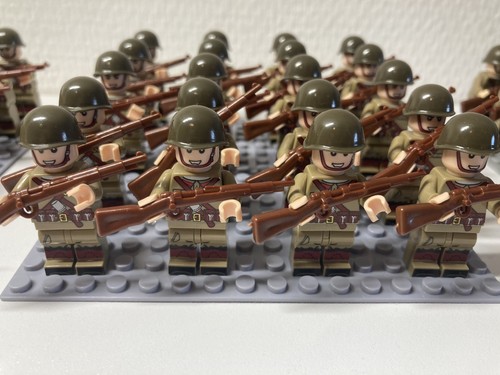 Soviet lego ww2 soldiers - lego,