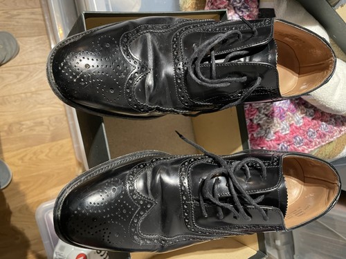 Loake men black brogue - loake,