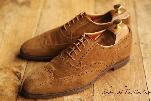 George cleverley brown suede - george,