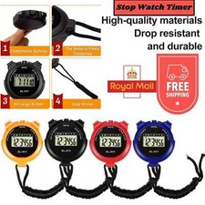 New Digital Handheld Sports Stopwatch Stop Watch Timer Alarm Counter Seller uk⏱⏱