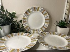 one Vintage Midwinter salad plate 9” X 3 One Cracked