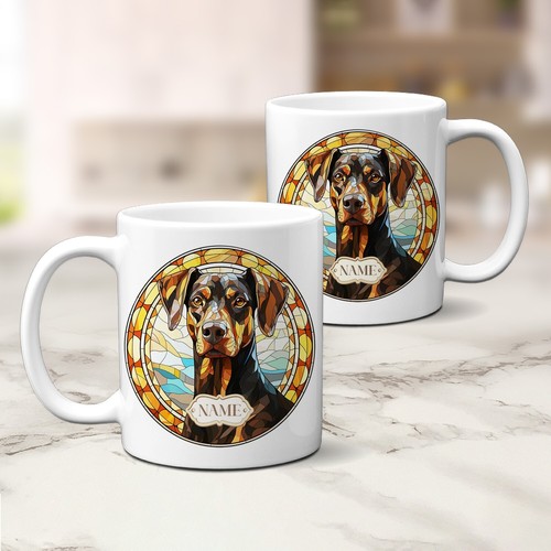 Personalised doberman pinscher - personalised,