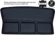 Black stitching rear parcel - black,