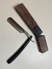 Antique  Vintage Collectable Hamburg Ring  German Straight Razor.