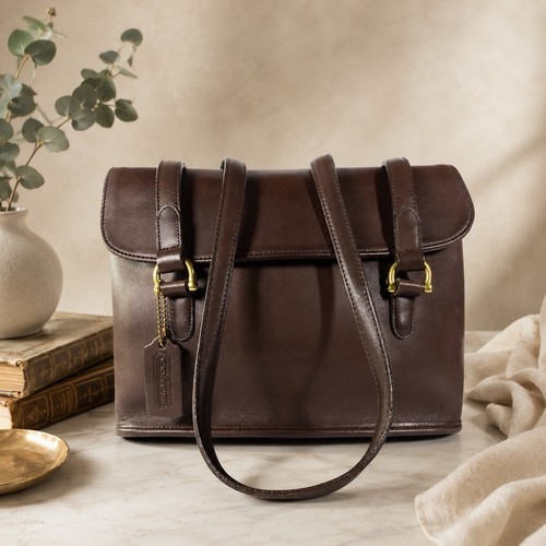 Vintage coach equestrian flap - vintage,