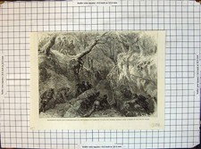 Old Print Civil War Scouts