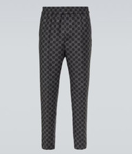 Gucci Flannel Wool Jogging Pants