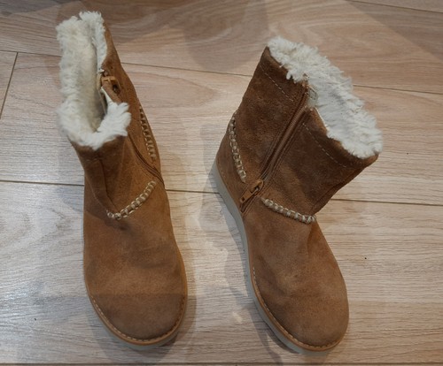 Girl clarks brown suede - girl's,