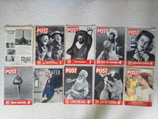 Bundle of 10 Picture Post 1938 1939 1940 1942 1943 1946 1948 1949 1950 1955 WWII