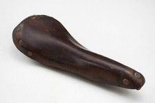 BROOKS B17 SPRINTER LEATHER VINTAGE TRACK BICYCLE SADDLE, OVAL LOGO