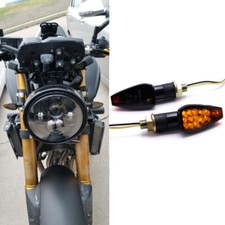 Pair Amber Motorcycle LED Turn