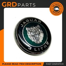 GENUINE JAGUAR 3 LITRE S TYPE BONNET HOOD MOTOR CAR ORIGINAL BADGE EMBLEM USED