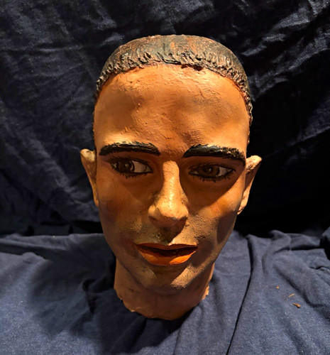 French mannequin head or - french,