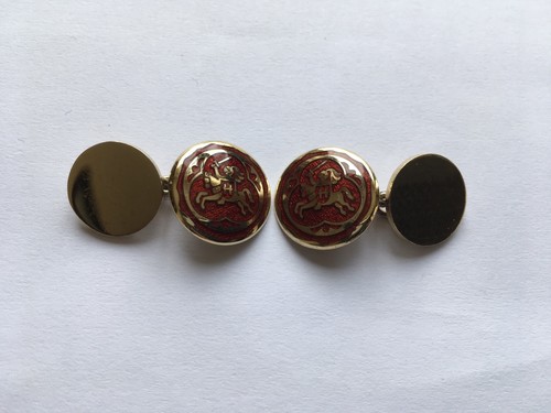 Vintage silvergilt maroon - vintage, silvergilt&maroon