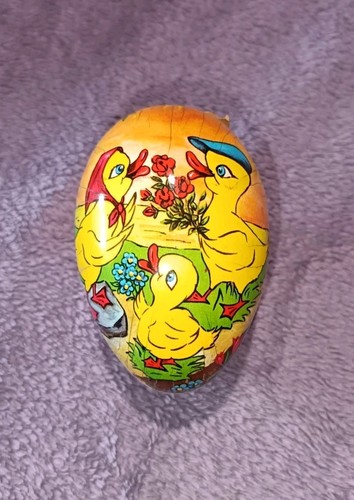 Paper mache easter egg box - paper,