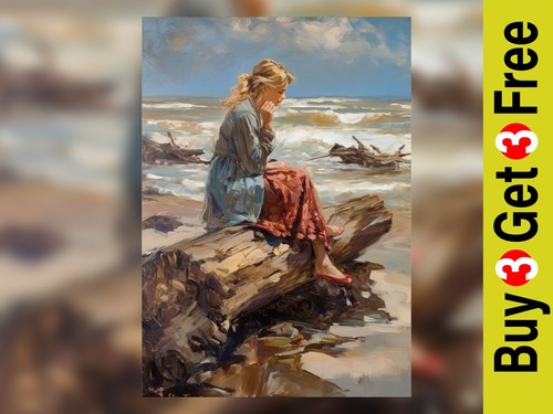 Seashore solitude - seashore,
