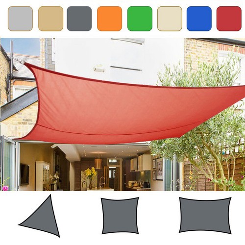 Sun shade sail garden patio - sun,