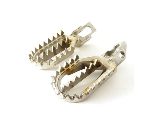 Raptor titanium foot pegs fits - titanium,