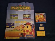 PAC-LAND Atari ST Grandslam Floppy with Original Poster 1988 retro vintage 