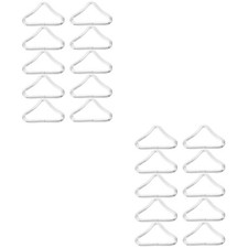  Set of 2 Professional Trampoline Rings Replacement Triangle Buckle