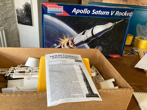Vintage monogram apollo saturn - apollo,
