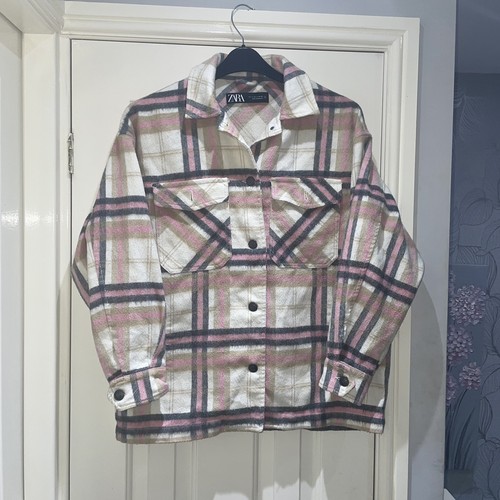 Zara pink beige plaid - pink,