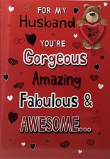 Husband valentine card - valentine’s,