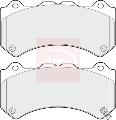 Apec disc brake pad - pad, front