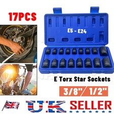 17pc E5-E24 Female E-Torx