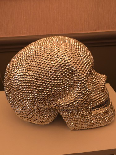 Large bling skull ornament k - large, t