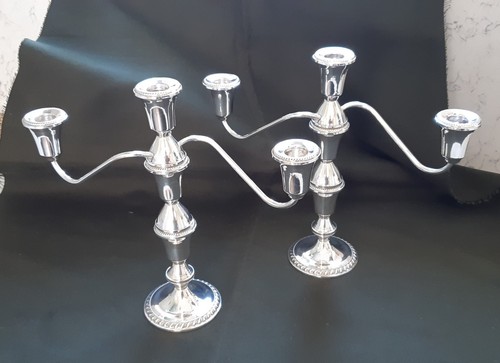 Pair sterling silver - pair, of