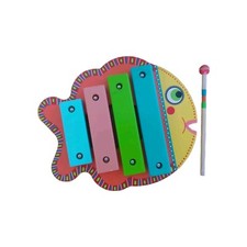 Vintage Djeco Baby Xylophone Fish