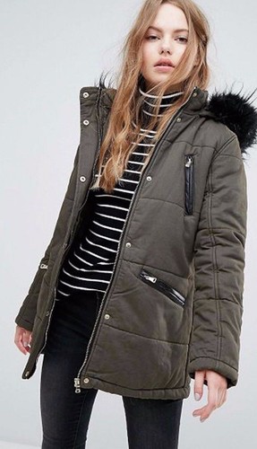 Ladies girls khaki warm - khaki,