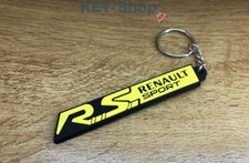 PVC Sport RS Clio Megane Twingo Yellow/Yellow Keychain / Keychain