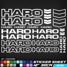 17x HARO Vinyl Decal Stickers