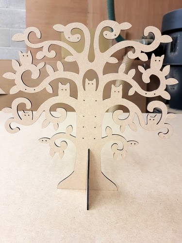 Owl jewellery tree 300mm - jewellery, x