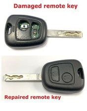 Repair service for Citroen C2 C3 Berlingo remote key fob + New case