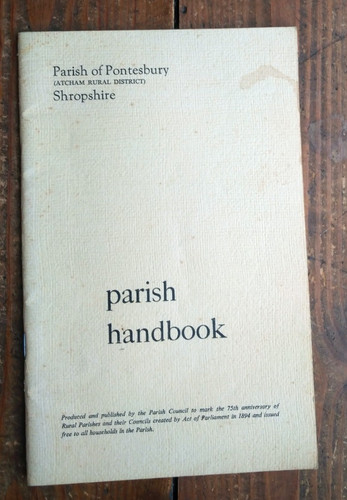 Pontesbury parish handbook - pontesbury,