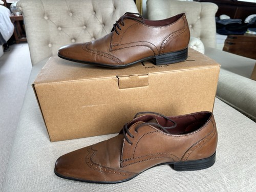 Next brown leather - , brogue