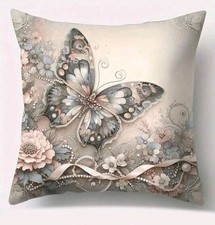 Vintage Butterfly Pearls Lace