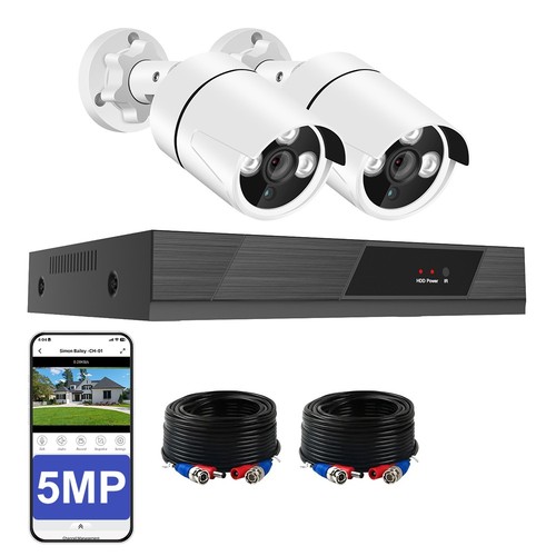 Cctv camera system kit full - system,