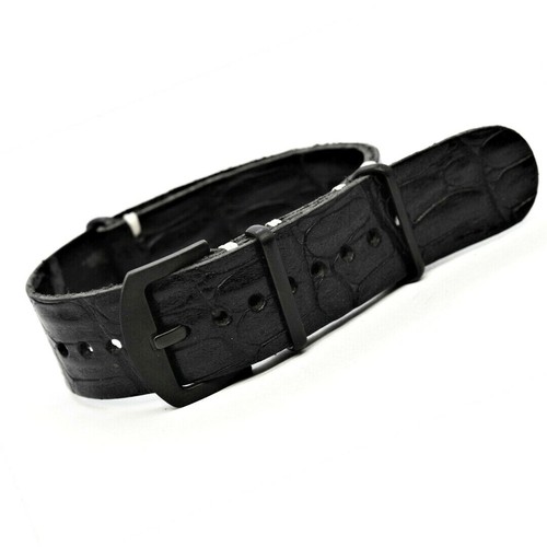 Watch strap military leather - watch,