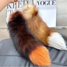 40 CM Real Fox Fur Tail