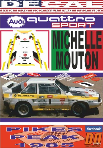 Decal audi sport quattro - sport, s1