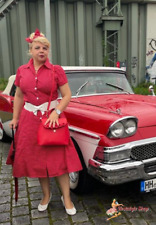 Tiki Dots Petticoat Dress 50s